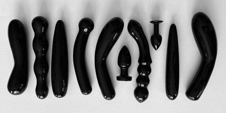 Black Obsidian Yoni Wands