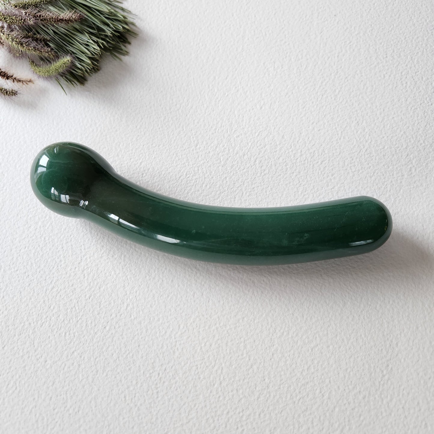 Crystal Wand Yoni Curved Green to find the G-Spot - Sex toys wand - Dildo