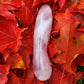 Crystal Wand Yoni Large Curved rose quartz for amazing pleasure