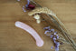 Crystal Wand Yoni Curved Rose Quartz dildo