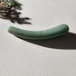 Crystal Wand Yoni Curved Green Aventurine in a Crescent Shape - Sex toys - Dildo